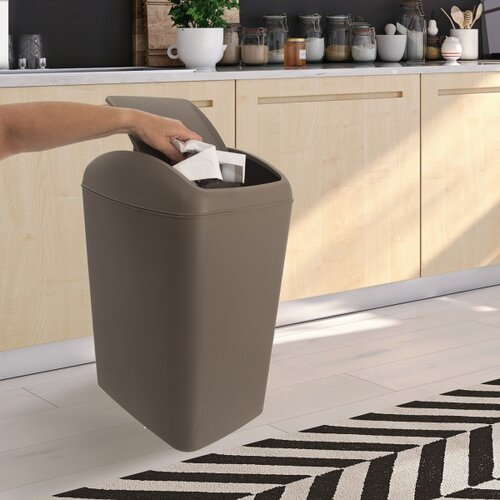 Orion Koš odpadkový Waste kolíbka 40 l, rjava