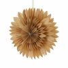 Dekoracja wisząca papierowa gwiazda Gold, 50 cm