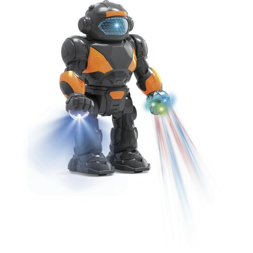 Teddies Robot chodící, 22 cm, na baterie sesvětlem a zvukem