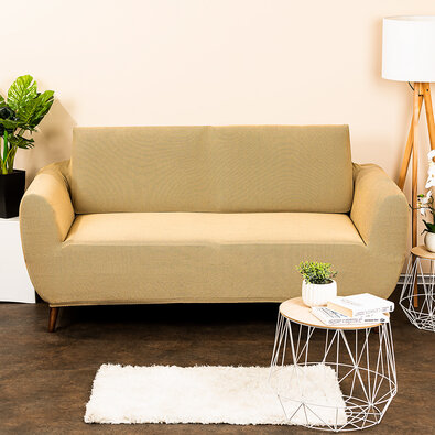 4Home Multielastični prevlek za dvojni foteljComfort bež, 140 - 180 cm