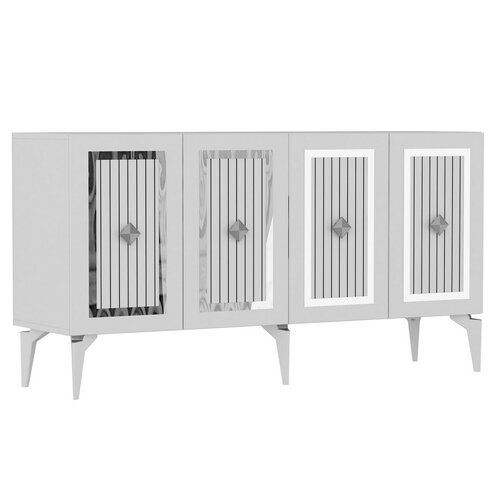 Schrank Nora White and Silver