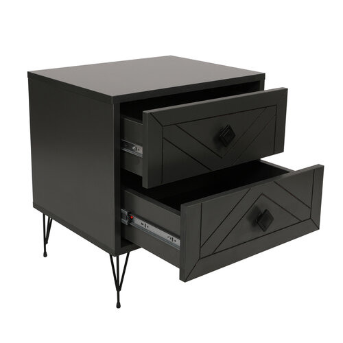 Nachttisch Luna Anthracite
