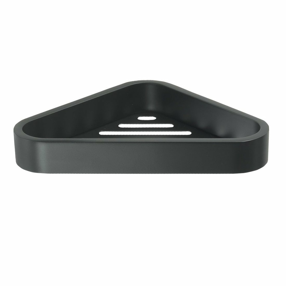GEDY 328314 Smart sarokpolc zuhanyzóhoz, 17 x 3 x17 cm, fekete matt
