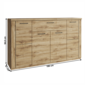 Cabinet DORSI 4D1S, stejar Navarra