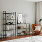 Metallregal D100, schwarz