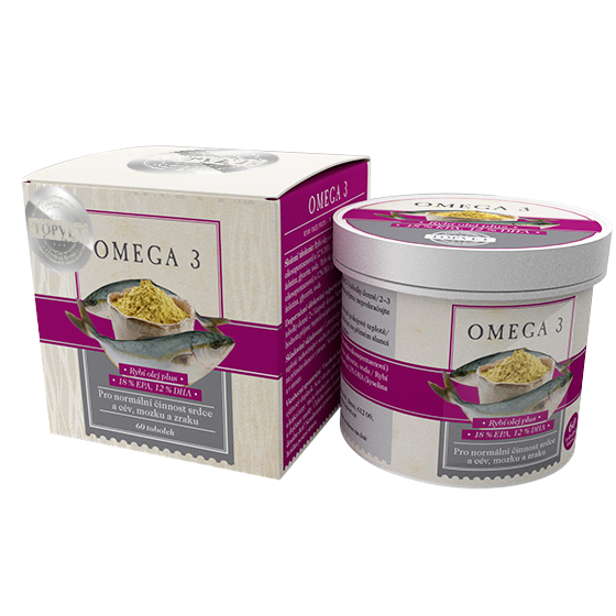 Topvet Bylinný extrakt Omega-3, 60 toboliek