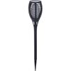 Pro Garden LED-Solarlampe mit echter Flamme, 10 x 58 cm