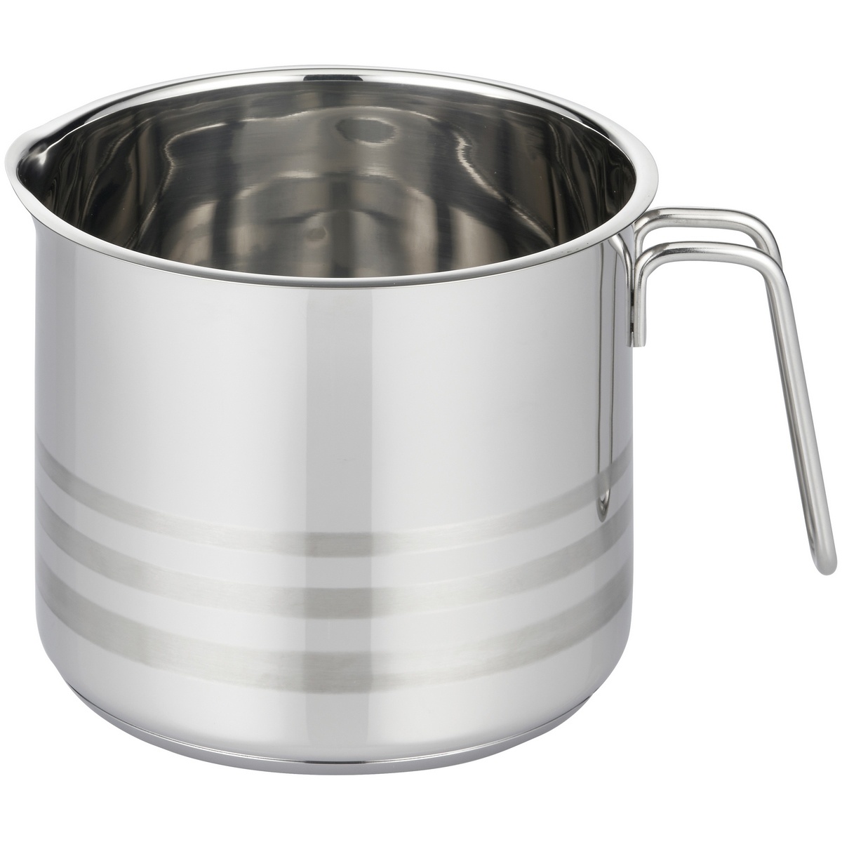 Elo 22414 Basic Dzbanek na mleko ze stalinierdzewnej Brillant 14 cm, 1,6 l