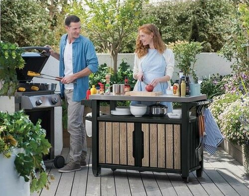 Keter Grilltisch Deco UNITY 207 l XL, hellbraun