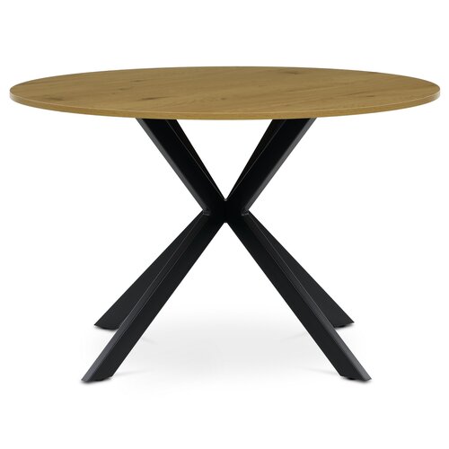 Stół jadalny 120 x 120 cm, dąb dziki