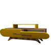 TV stolík Rose Walnut Yellow
