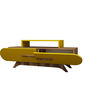 TV stolík Rose Walnut Yellow
