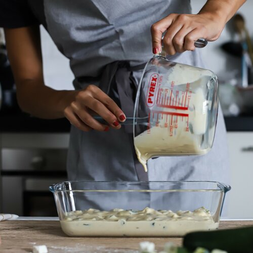 Pyrex üveg mérőpohár 1 l, 16 x 11 cm, 16 x 11 cm
