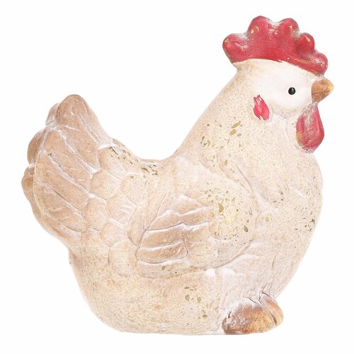 Decor ceramic Hen, 15 x 7 x 12 cm