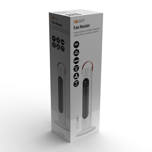 Solight KP13 stĺpový teplovzdušný ventilátor, 2000 W