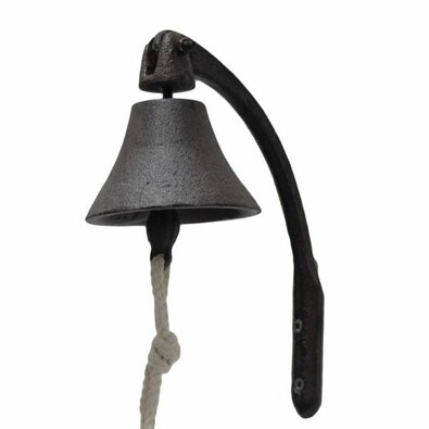Dzwonek żeliwny Tarent, 22 x 9 x 8 cm