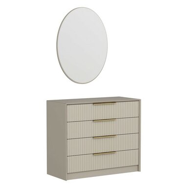Komoda se zrcadlem Kale Beige