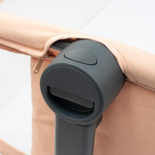 Baby Mix Łóżeczko dostawcze Rose łososiowy, 84 x 80 x 52 cm