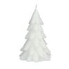 Świeczka bożonarodzeniowa Xmas tree biały, 12,5 x 8,5 cm