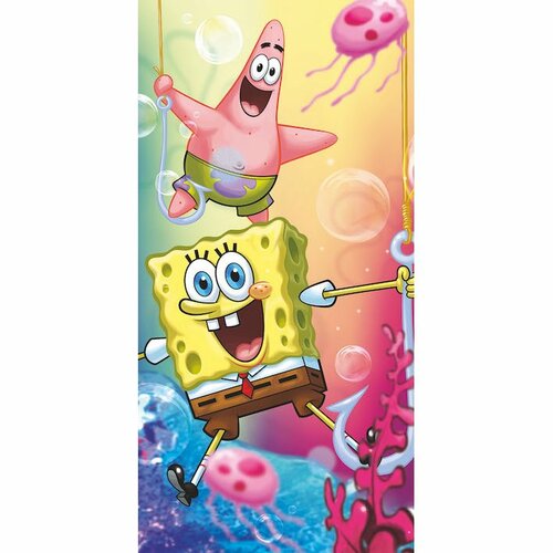 Obrázok Jerry Fabrics Osuška Sponge Bob 012, 70 x 140 cm