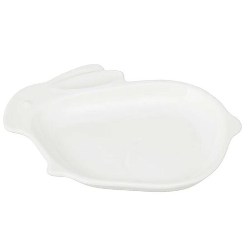 Altom Porcelán tányér Nyuszi, 13,5 x 10,5 x 2 cm,13,5 x 10,5 x 2 cm termék 2. képe