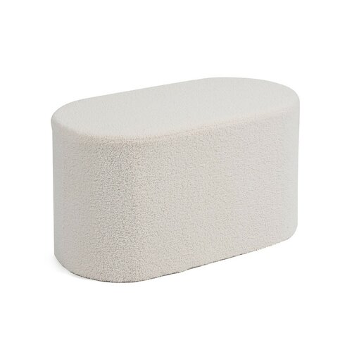 Taburet SOFT Capsule, bílá