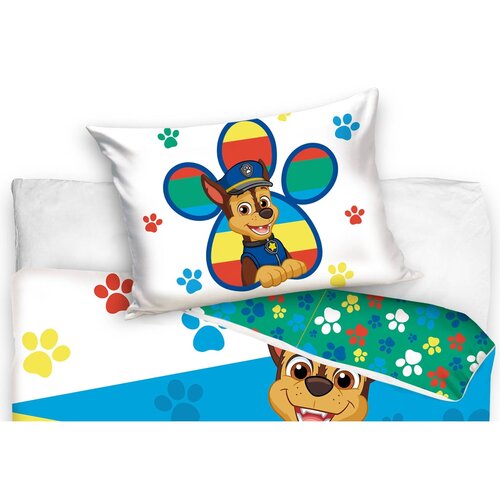 Dziecięca pościel bawełniana Psi Patrol Pawsome Team, 100 x 135 cm, 40 x 60 cm