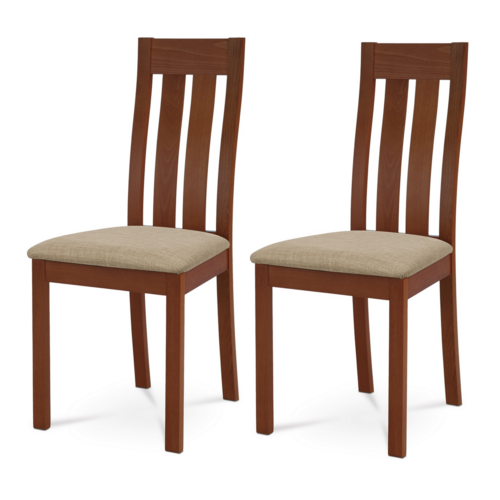 Zestaw krzeseł do jadalni BC-2602, wiśnia, 2 szt.
