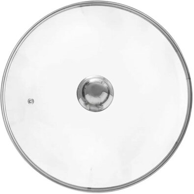 Orion Steklena pokrovka z ročajem, 30 cm