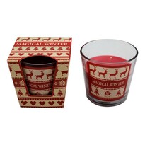 Arome Świeczka zapachowa w szkle Magical Winter, 120 g Arome Świeczka zapachowa w szkle Magical Winter, 120 g