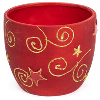 Keramický obal na kvetináč Golds červená, 15 cm Keramický obal na kvetináč Golds červená, 15 cm