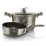 Set veselă 3 piese Berlinger Haus Carbon MetallicLine, cu capac de strecurare