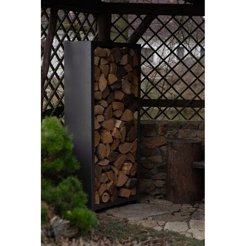 Stora Drewutnia ogrodowa 180 x 90 x 40 cm, corten CORGARDEN 1034