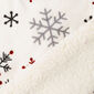 4Home Різдвяний плед на овчині Snowflakes, 150 x 200 см