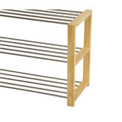 FRAME 3 fém cipőtartó, természetes színű