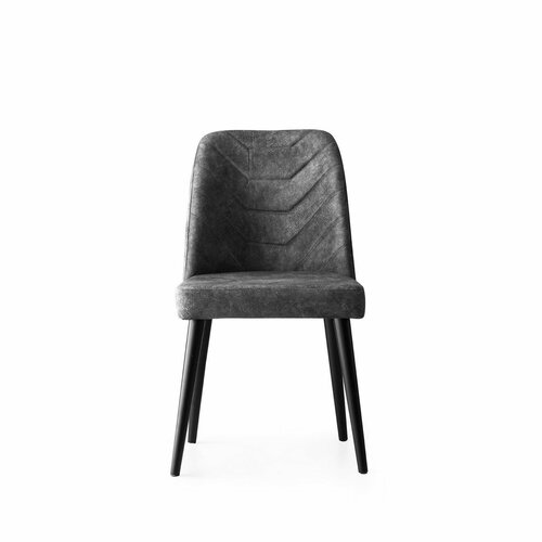 Zestaw krzeseł do jadalni Dallas Anthracite, 4 szt.