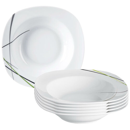 Orion Глибока тарілка GREEN, 6 шт.