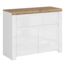 Szafka VILGO 2D1S, biały błyszczący