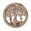 InDecor Дерево життя з деревини манго, 26,5 x 26,5 x 2 см