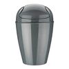 Koziol Koš Swing Top M Organic siva, 12 l, 29 x 29x 44,6 cm
