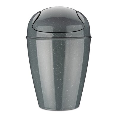 Koziol Koš Swing Top M Organic siva, 12 l, 29 x 29x 44,6 cm