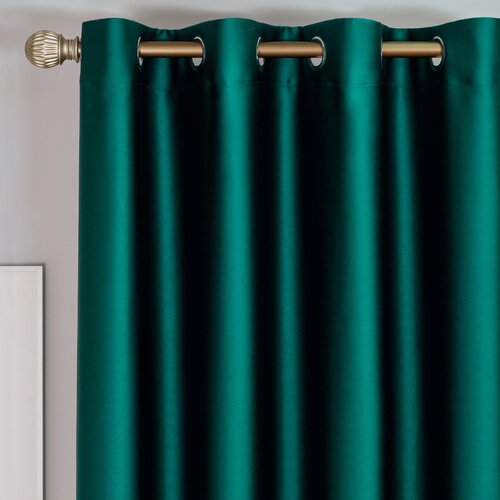 Draperie blackout 4Home Dublin verde închis, 150 x 250 cm
