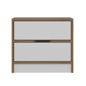 Stolik nocny Elina Walnut White