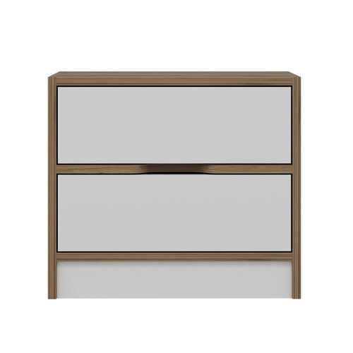 Noční stolek Elina Walnut White