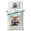 Lenjerie de pat pentru copii Star Wars Baby Yoda,140 x 200 cm, 70 x 90 cm