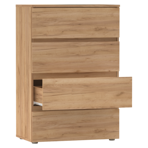 Komoda PARMAD, dub craft zlatý