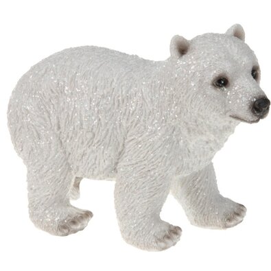 Dekorace Lední medvěd Arctic, 6,8 x 10 x 15 cm