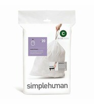 Simplehuman Пакети для сміття C 10-12 л, 20 шт