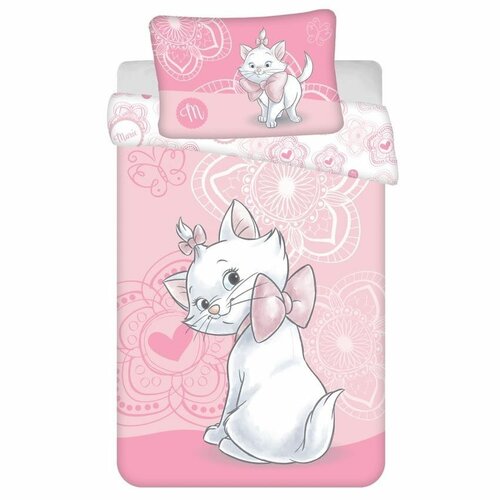 Lenjerie de pat pentru copii Marie Cat 02 din bumbac, 100 x 135 cm, 40 x 60 cm