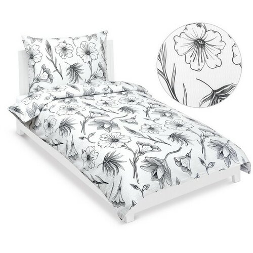 Bellatex Krepp ágynemű Ibišek, 140 x 200 cm, 70 x90 cm